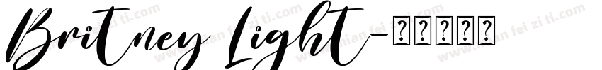 Britney Light字体转换